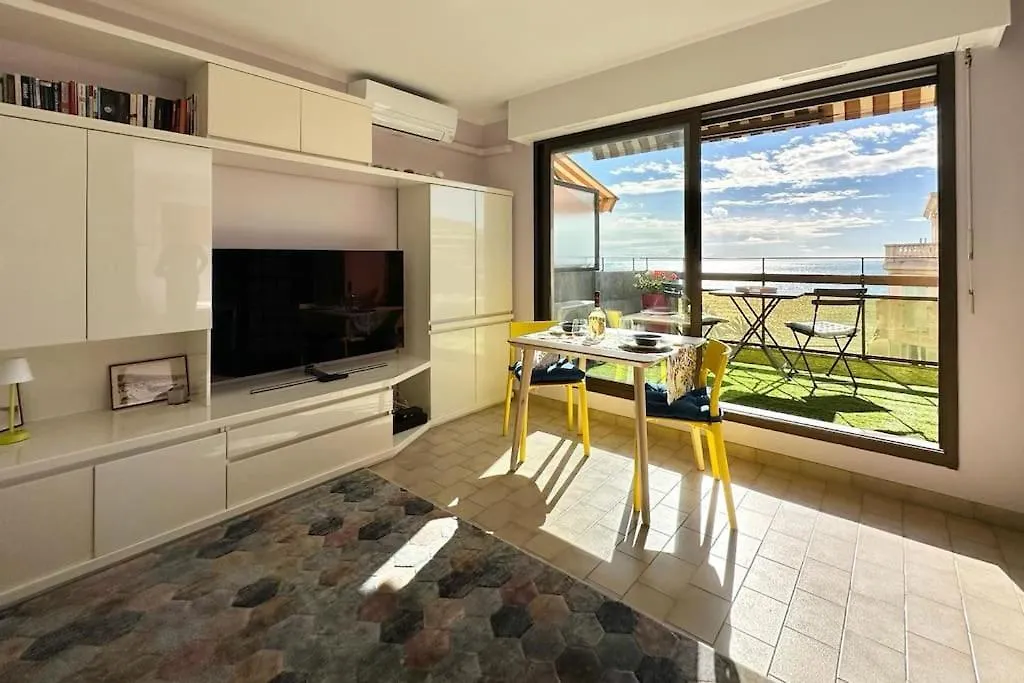 The View-Centre- Clim -Parking-Vue Mer-Plage Menton