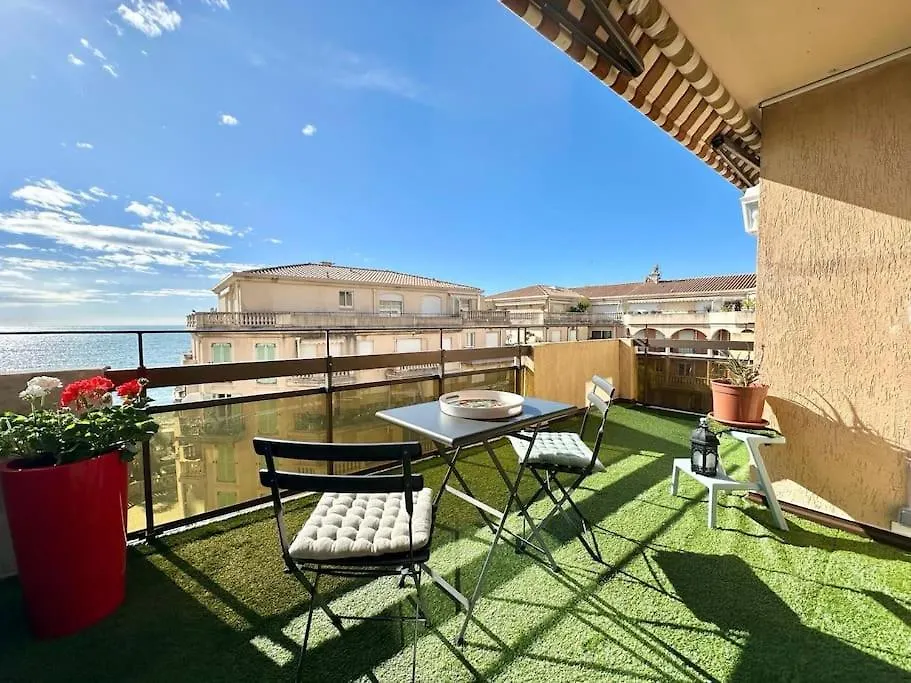 The View-Centre- Clim -Parking-Vue Mer-Plage Menton