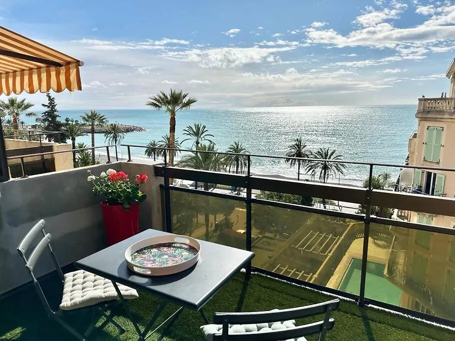 Apartment The View-Centre- Clim -Parking-Vue Mer-Plage Menton