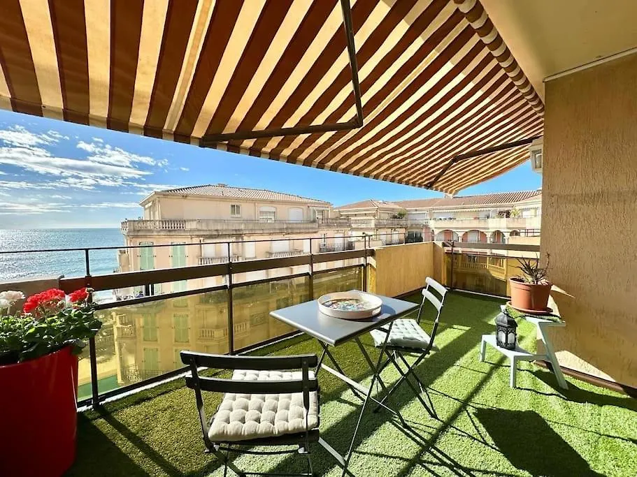 Apartment The View-Centre- Clim -Parking-Vue Mer-Plage Menton